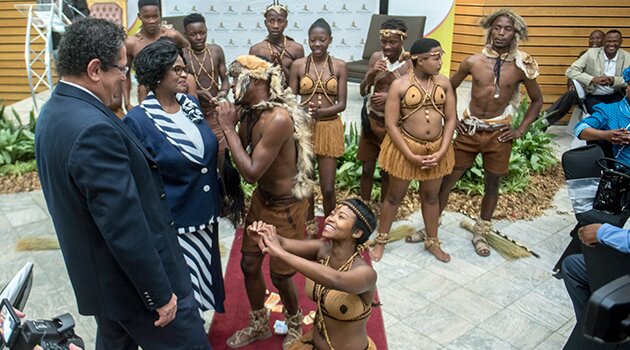 What’s up here … We wonder what the young man is saying to the mayor, and the young lady, what is she asking for?