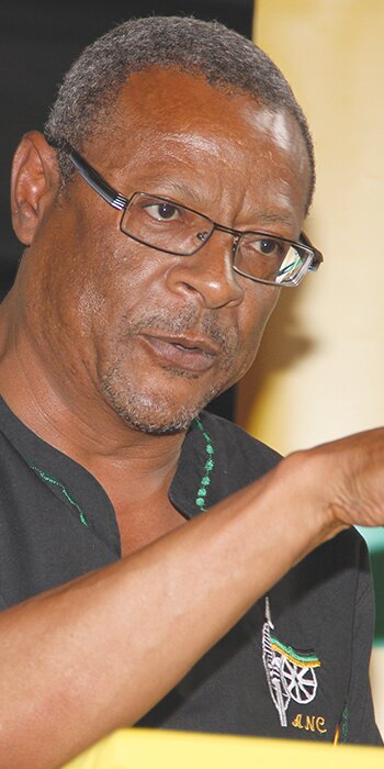 Crying for change . . . ANC Free State deputy chairperson Thabo Manyoni